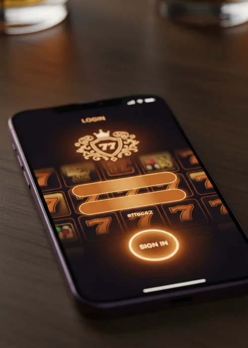 Screenshot of Doggy Casino login interface with username and password fields, highlighting secure access for players